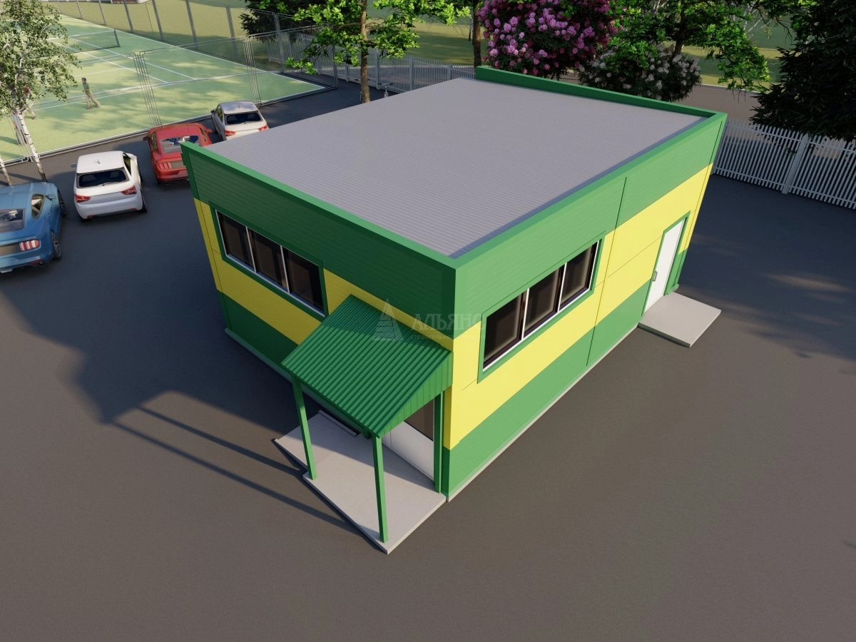 3D визуализация Павильон из сэндвич-панелей - фото 5