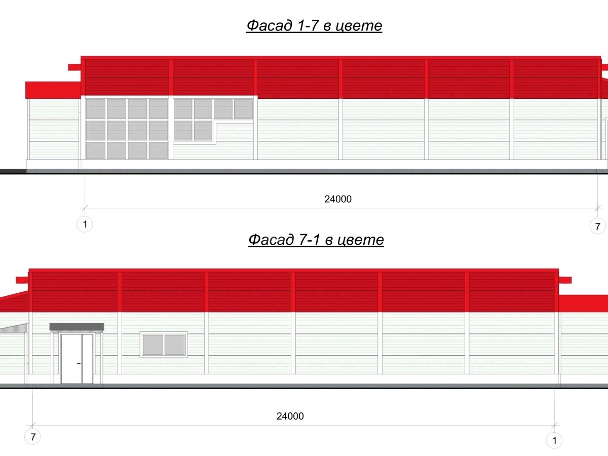 3D визуализация Магазин из сэндвич-панелей - фото 6