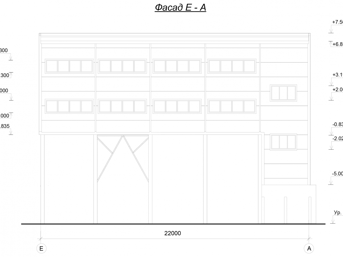 Планировка Производственный корпус из сэндвич-панелей -  фото 8