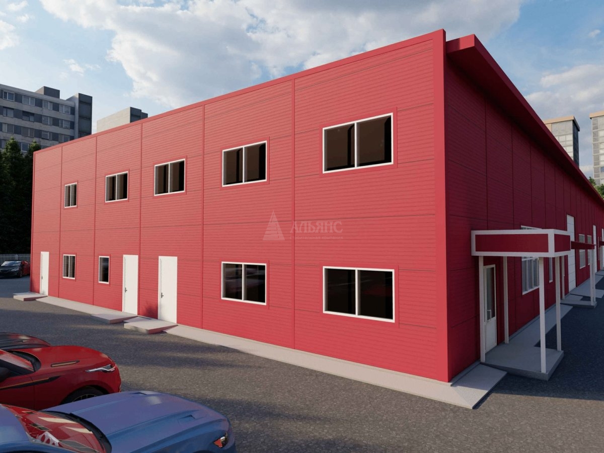 3D визуализация СТО из сэндвич-панелей - фото 5